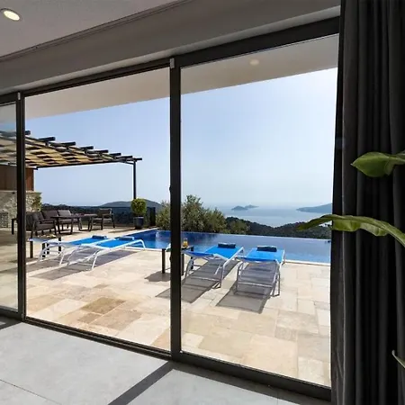 Upperhouse Kalkan - Private Sea View - Heated Indoor Pool - Kalkan Kaș
