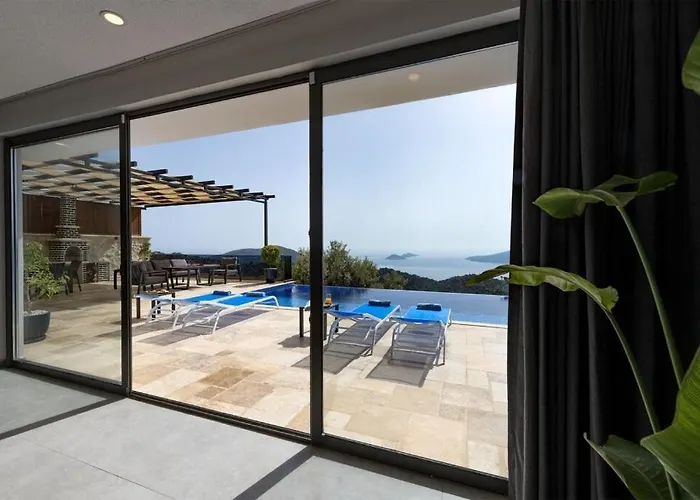 Upperhouse Kalkan - Private Sea View - Heated Indoor Pool - Kalkan كاس