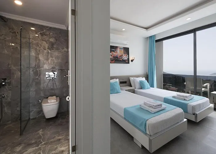 فيلة Upperhouse Kalkan - Private Sea View - Heated Indoor Pool - Kalkan