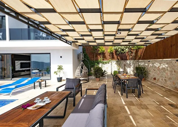 فيلة Upperhouse Kalkan - Private Sea View - Heated Indoor Pool - Kalkan