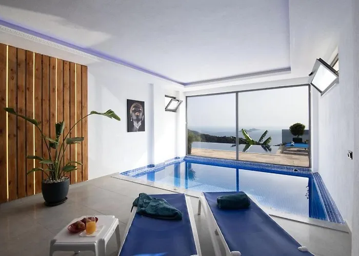 Upperhouse Kalkan - Private Sea View - Heated Indoor Pool - Kalkan فيلة *