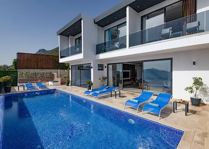 فيلة Upperhouse Kalkan - Private Sea View - Heated Indoor Pool - Kalkan *