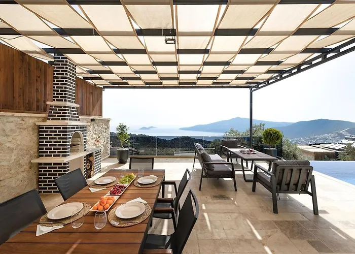 Upperhouse Kalkan - Private Sea View - Heated Indoor Pool - Kalkan فيلة *
