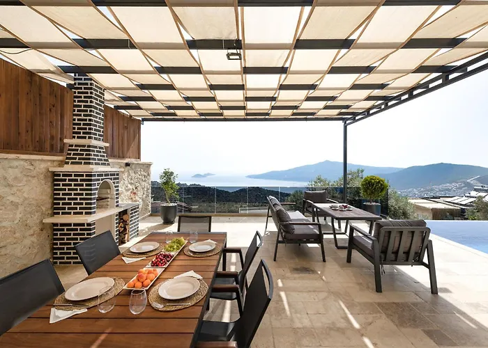 Upperhouse Kalkan - Private Sea View - Heated Indoor Pool - Kalkan فيلة *