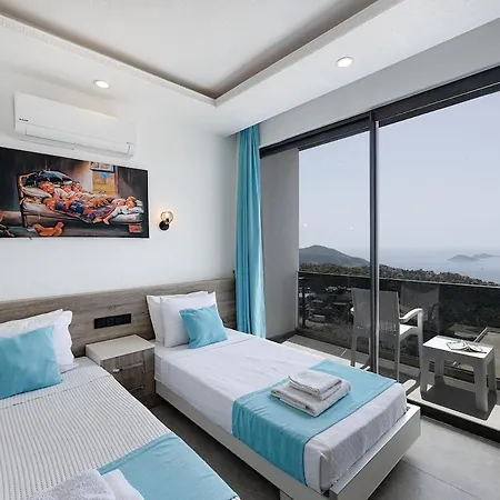 Upperhouse Kalkan - Private Sea View - Heated Indoor Pool - Kalkan