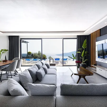 Upperhouse Kalkan - Private Sea View - Heated Indoor Pool - Kalkan 빌라 *